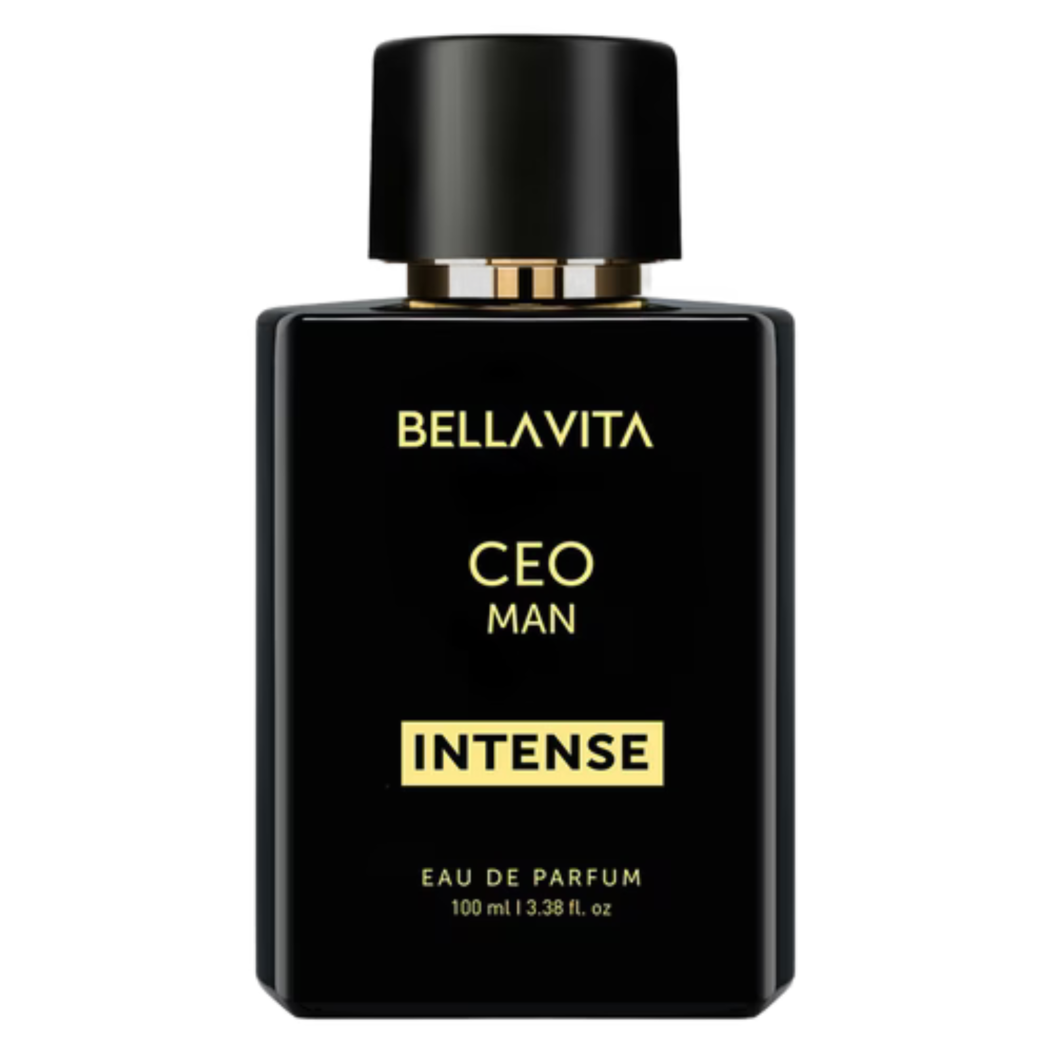 Sample of Bellavita Luxury CEO Man Intense perfume by My Store, showcasing the elegant bottle and luxurious design.
