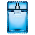 Versace Man Eau Fraîche sample bottle, featuring sleek design and branding, displayed on a neutral background.