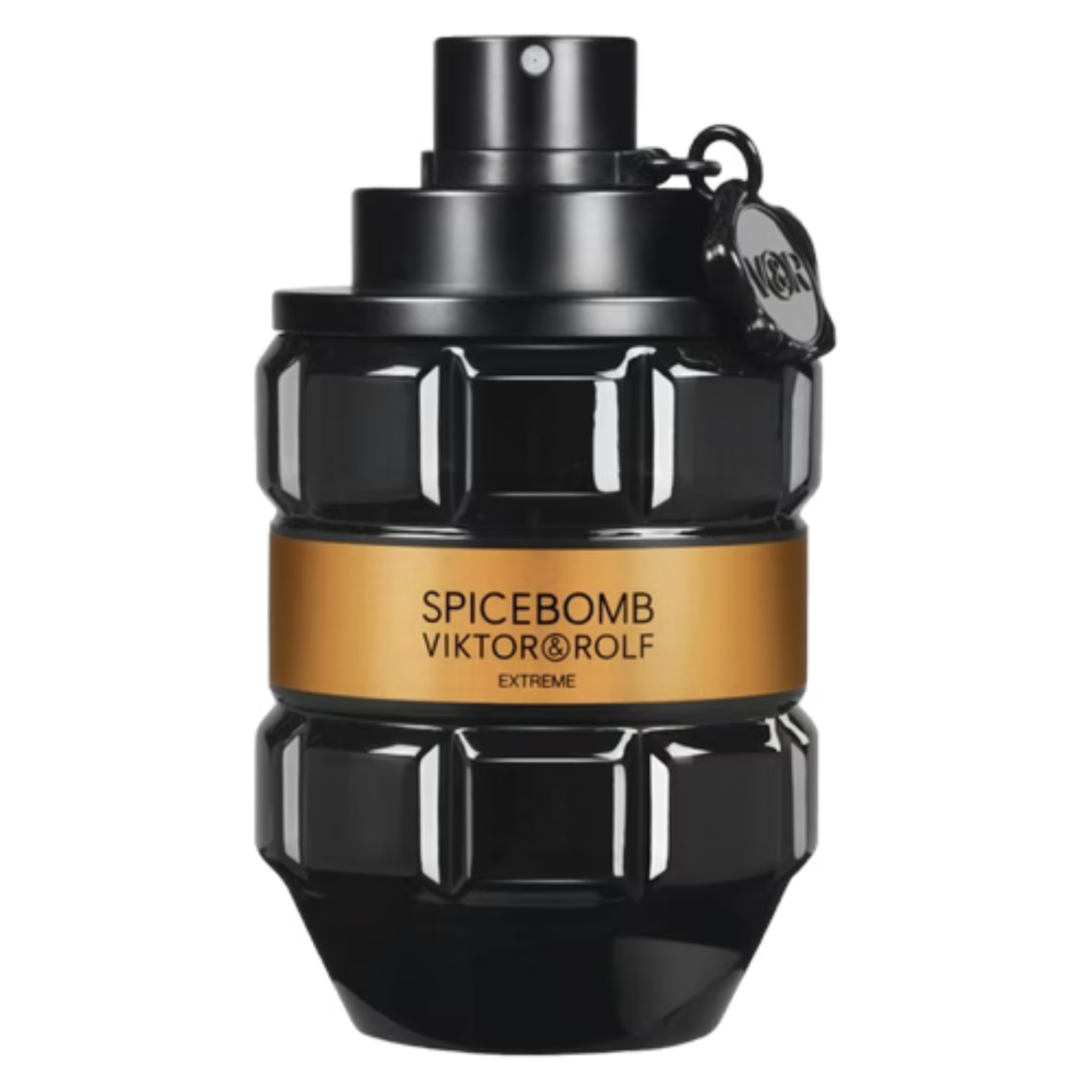 Viktor & Rolf Spicebomb Extreme perfume sample bottle with black and red packaging, featuring a bold, spicy fragrance design.