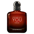 Emporio Armani Stronger With You parfum sample bottle with elegant packaging and branding visible.