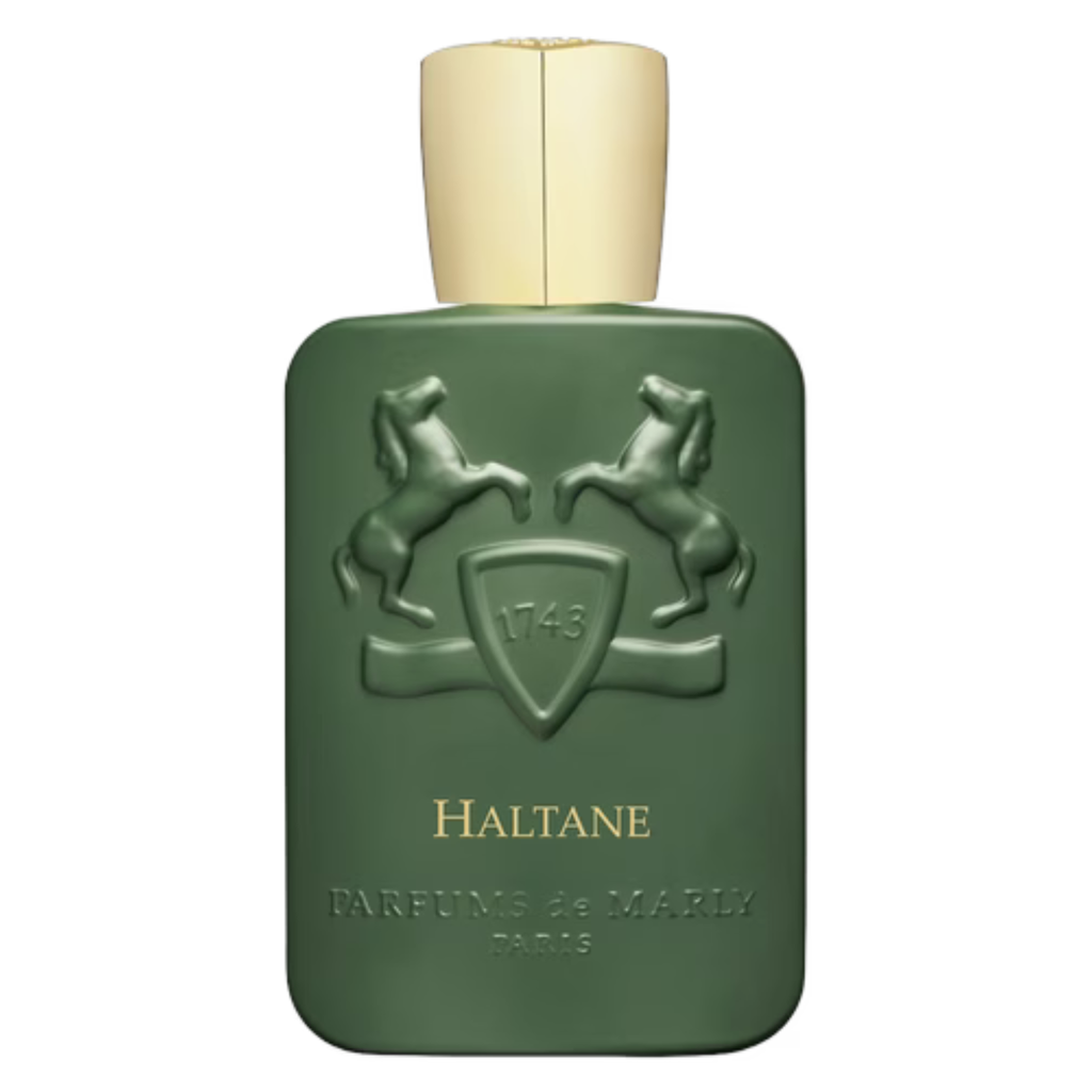 Sample image of Parfums de Marly Haltane fragrance, showcasing the elegant bottle design and label.