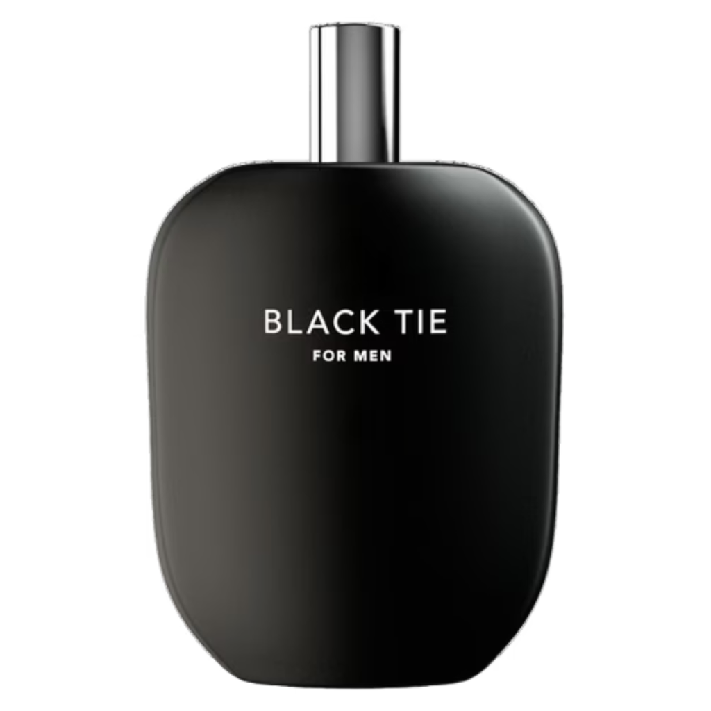 Sample of Fragrance One Black Tie for Men by My Store, showcasing the sleek black bottle and elegant design.