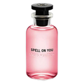 Louis Vuitton Spell On You perfume sample bottle with elegant design, showcasing a luxurious fragrance presentation.