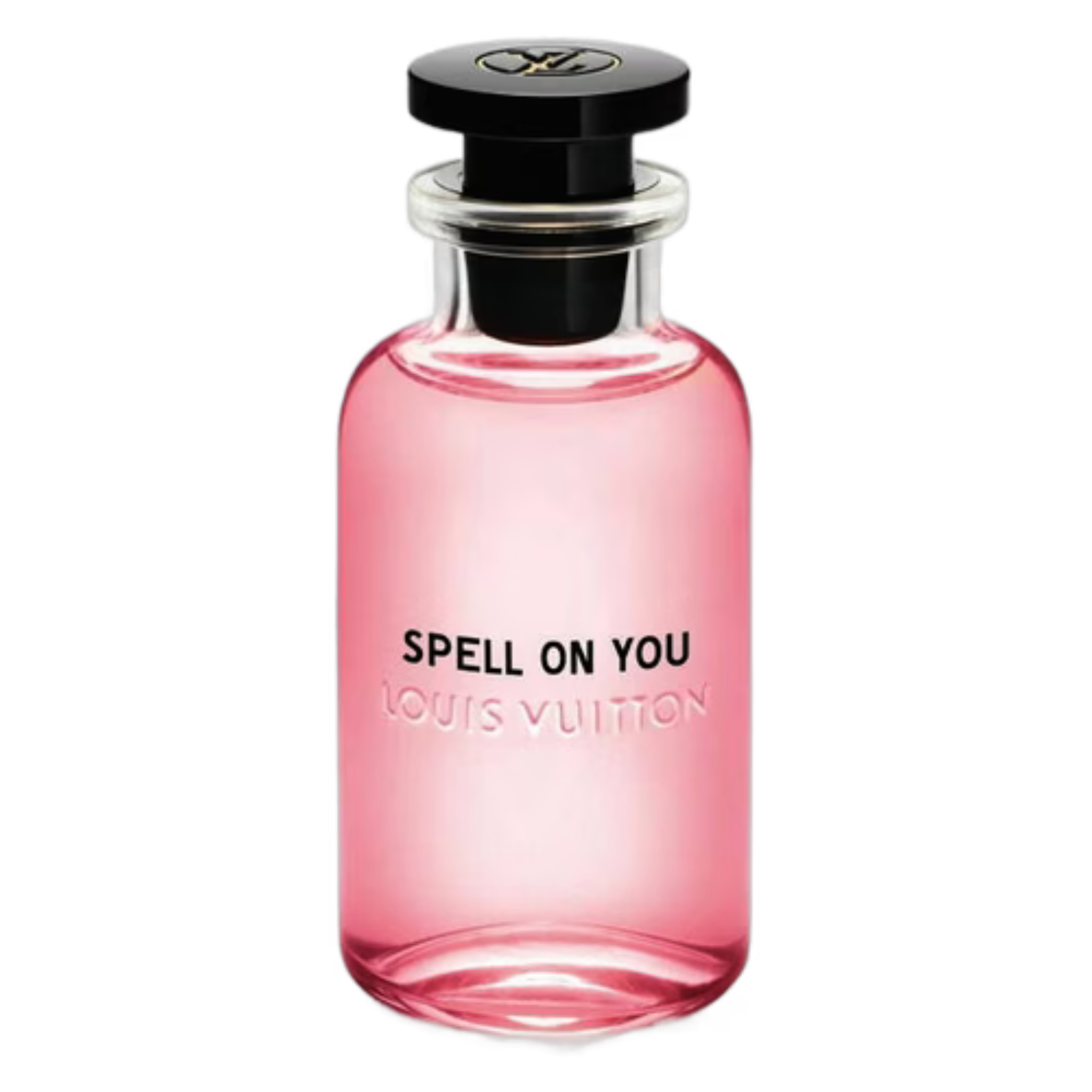Louis Vuitton Spell On You perfume sample bottle with elegant design, showcasing a luxurious fragrance presentation.