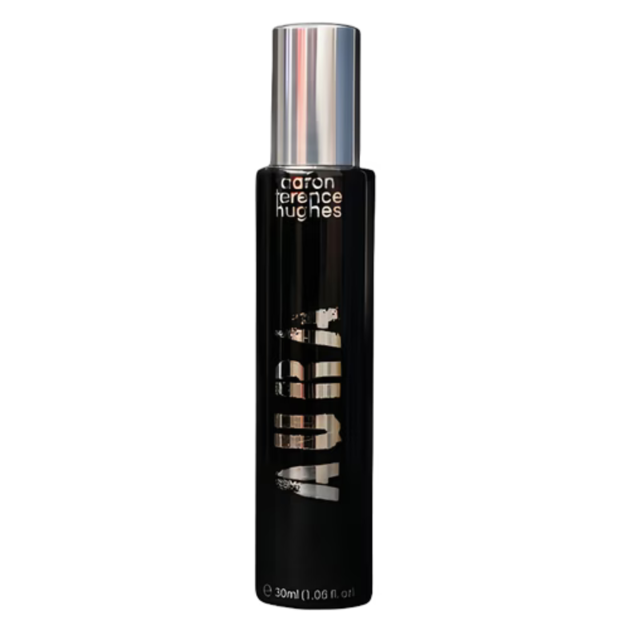 Aura sample by Aaron Terence Hughes featuring vibrant colors and abstract design, displayed in a clear container.