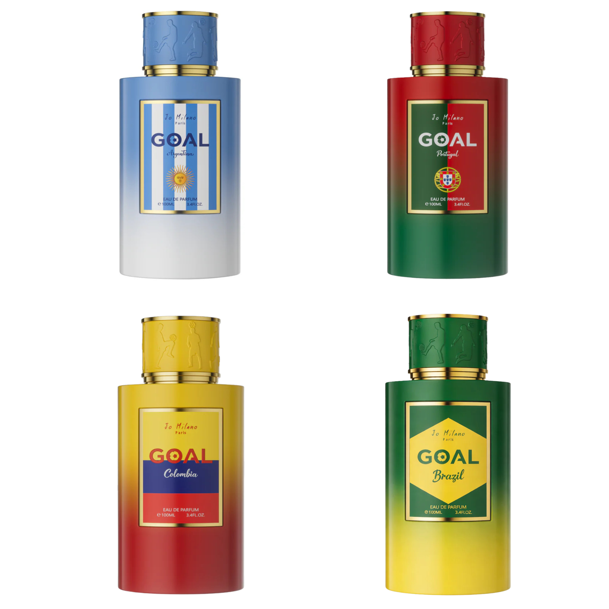 Jo Milano Goal Collection sample set by My Store featuring a variety of colorful, stylish stationery items on a white background.