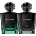 Sample set of House of Cosmo beauty products from My Store, showcasing various skincare and makeup samples in a sleek package.