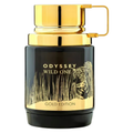 Sample of Armaf Odyssey Wild One Gold Edition perfume bottle with gold accents, showcasing the luxurious fragrance design.