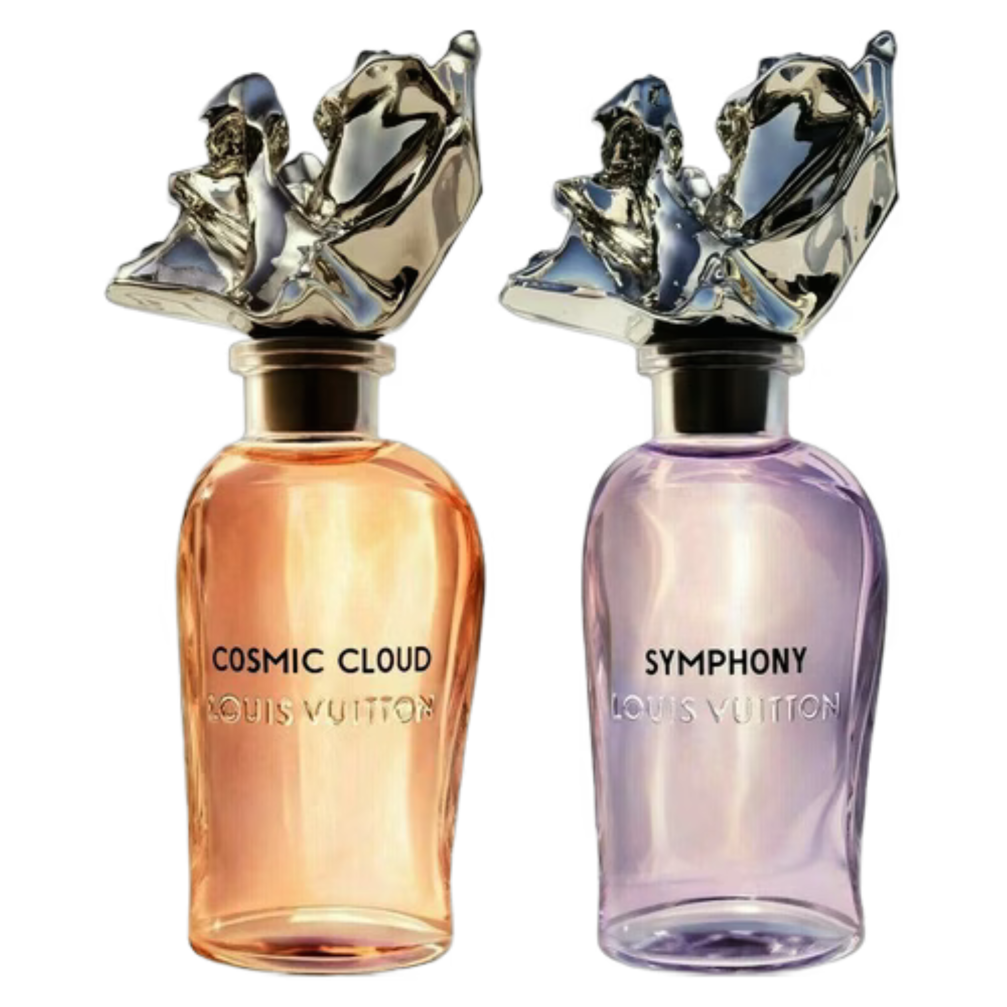 Louis Vuitton Extrait Fragrances Sample Set with small vials of luxury perfume in elegant packaging