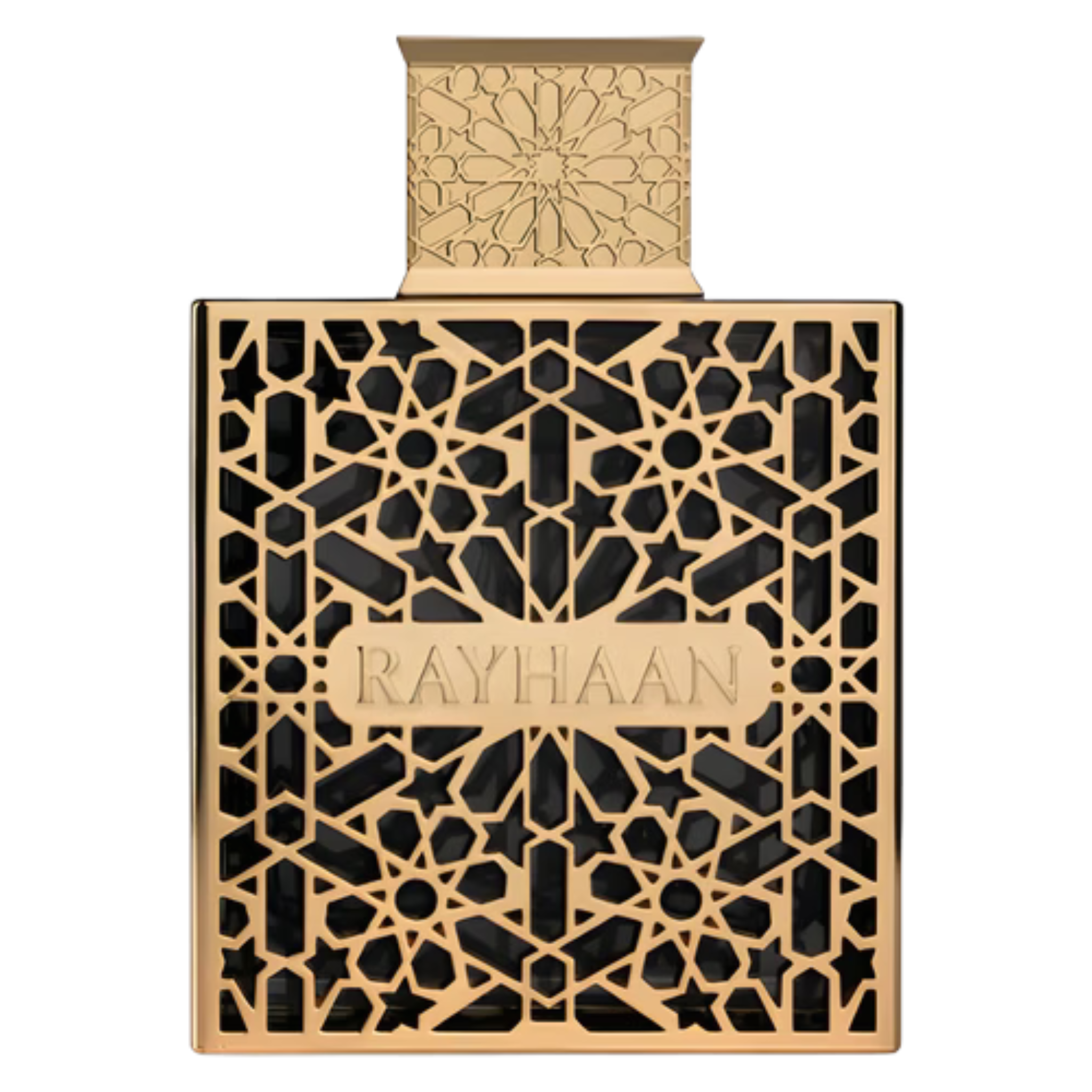 Sample of Rayhaan Elixir by My Store, showcasing the elegant glass bottle with the fragrance inside.