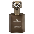 Sample of Swiss Arabian Tobacco 01 perfume, featuring a sleek bottle with a dark tobacco-colored liquid and elegant design.