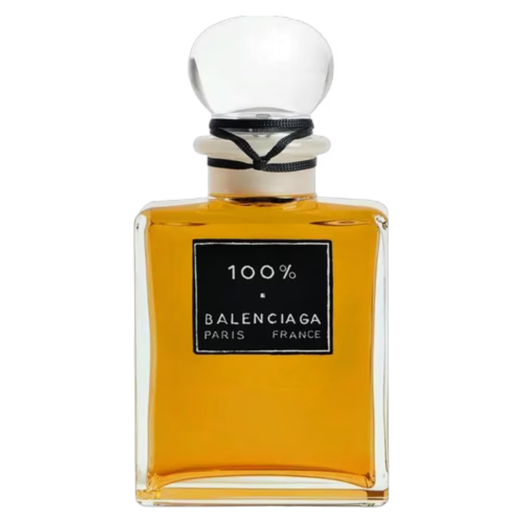 Balenciaga 100% sample product image showing fabric texture and color details on a neutral background.