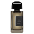 Sample of BDK Parfums Gris Charnel Extrait featuring a sleek glass bottle with a gold cap and a minimalist label.