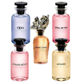 Louis Vuitton Women's Discovery Sample Set featuring a variety of luxury cosmetic and skincare samples displayed in the image.