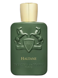 Parfums de Marly Haltane sample bottle with dark packaging, showcasing the luxury perfume brand's elegant design.